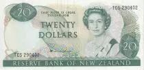 Nueva Zelanda 20 Dollars - Elizabeth II - Pigeon - ND (1981-1985) - P173a