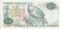 Nueva Zelanda 20 Dollars - Elizabeth II - Pigeon - ND (1981-1985) - P173a