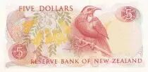 Nueva Zelanda 5 Dollars - Elizabeth II - Tui - ND (1985-1989)