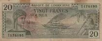 Nuevas H&eacute;bridas  20 francs - New Hebrides - 1945 - P.7