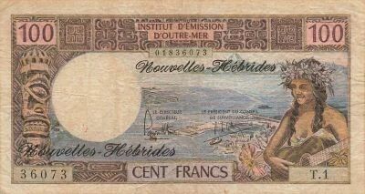 Nuevas H�bridas 100 Francs - ND (1975) - P.18c