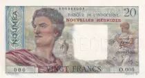 Nuevas H�bridas 20 Francs Young farmer 1945 - Specimen - P.8as