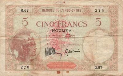 Nuevas H�bridas 5 francs - ND (1941) - P.4a