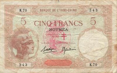 Nuevas H�bridas 5 francs - ND (1941) - P.4b