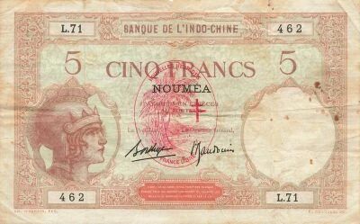 Nuevas H�bridas 5 francs - ND (1941) - P.4b