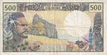 Nuevas H&eacute;bridas 500 Francs -  Fisherman - Marquises Islands - 1992 - Serial C.005 - F+ - P.1a