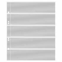 Numismatic sheets for 5 banknotes