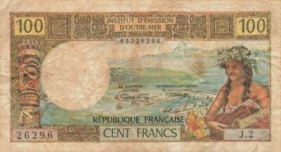 Nuova Caledonia 100 Francs - ND (1971) - P.63b