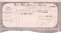 Nuova Caledonia 10000 Francs - French colonial note - 26-09-1873