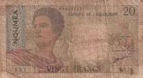 Nuova Caledonia 20 Francs - Noumea - ND (1951-1963) - P.50a