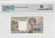 Nuova Caledonia 20 Francs Young farmer - ND (1958) - Specimen - P.50 -  PMG 67 EPQ