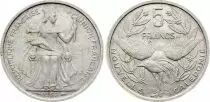 Nuova Caledonia 5 Francs - Liberty - 1952