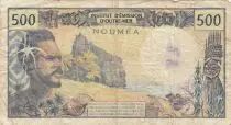 Nuova Caledonia 500 Francs - Fisherman - Pirogue - 1980