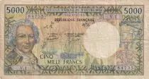 Nuova Caledonia 5000 Francs - 1982 - NOUMEA - P.65c - VF - Serial V.1