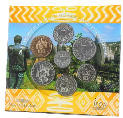 Nuova Caledonia Coffret BU Franc du Pacifique 2001 - Nouvelle Cal�donie