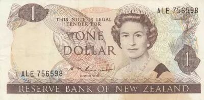 Nuova Zelanda 1 dollar - �lisabeth II - Nestor Kea - 1981 - S�rie ALE