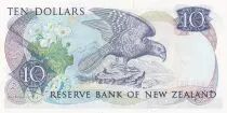 Nuova Zelanda 10 Dollars - Elizabeth II - Nestor Kea - ND (1981-1989) - Serial NKE