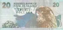 Nuova Zelanda 20 Dollars -  Elizabeth II - Karearea - ND (1992) - Serial AU - P.179a