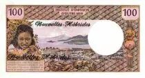 Nuovi H&eacute;brides 100 Francs Tahitienne - 1972 s&eacute;rie F.1