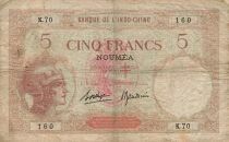 Nuovi H�brides 5 Francs - ND (1941) - P.4b