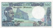 Nuovi H&eacute;brides 500 Francs - Fisherman - ND (1980) - P.19c