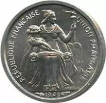 Oceania Francese 50 Centimes Liberty seated - 1949