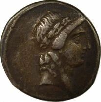 Octavian (Augustus) - Silver Denarius, Plough - 30 / 29 BC Rome