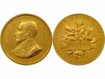 Olivier de Serre - Gilded Copper Medal, Exhibition of Wassy - 1894