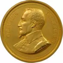 Olivier de Serre - Gilded Copper Medal, Exhibition of Wassy - 1894