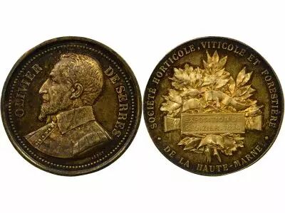 Olivier de Serre - Silver Medal, Exhibition of St Dizier - 1896