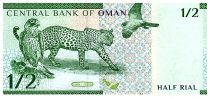 Oman 1/2 Rial - Arms - Animals -  2020