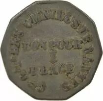 Omnibus of Nantes - Zinc Token, Good for 1 Seat