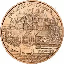 &Ouml;sterreich 10 Euros Copper - Salzburg - 2014