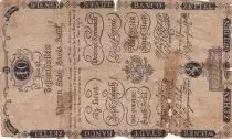 &Ouml;sterreich 10 Gulden - Banco Zettel -  01-06-1806