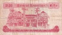 &Ouml;sterreich 10 Rupees - Elizabeth II - Mauritian Government Building - 1967?1982 - Series A/61