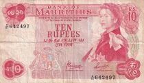 &Ouml;sterreich 10 Rupees - Elizabeth II - Mauritian Government Building - 1967?1982 - Series A/61