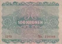 �sterreich 100 Kronen - Woman - 1922 - P.77