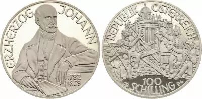 �sterreich 100 Schilling - Erzherzog Johann - 1994
