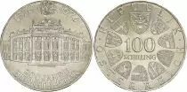 &Ouml;sterreich 100 schilling, 200 e Anniversary of Burgtheater  - 1976