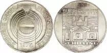 &Ouml;sterreich 100 schilling, Stylized Imperial Eagle  - 1975