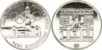 �sterreich 100 shilling,  JO d\'hiver - 1976 BU