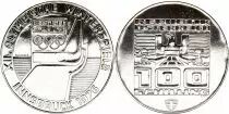 �sterreich 100 shilling, Embl�me des jeux olympiques d\'hiver 1976 BU