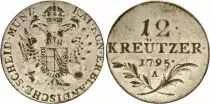&Ouml;sterreich 12  Kreuzer, Fran&ccedil;ois II - Arms - 1795 A