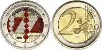 �sterreich 2 Euros - Austrian State Treaty - Colorised - 2005
