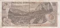 &Ouml;sterreich 20 Schilling - Carl Ritter - 1967 - Serial E - P.142