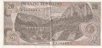 &Ouml;sterreich 20 Schilling - Carl Ritter - 1967 - Serial K - P.142
