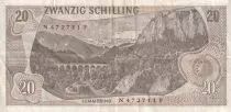 &Ouml;sterreich 20 Schilling - Carl Ritter - 1967 - Serial N - P.142