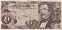 �sterreich 20 schilling - Carl Ritter - Serial NQ - 1967 - P.142