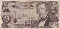 �sterreich 20 schilling - Carl Ritter - Serial NU - 1967 - P.142