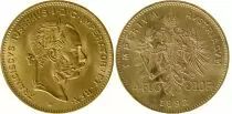 &Ouml;sterreich 4 Florins Franz Joseph I - Eagle - 1892